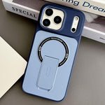 Custodia magnetica ibrida in TPU e PC con supporto, effetto pelle., For iPhone 17 Pro Max, For iPhone 17 Pro, For iPhone 17, For iPhone 16 Pro Max