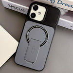 Custodia magnetica ibrida in TPU e PC con supporto, effetto pelle., For iPhone 17 Pro Max, For iPhone 17 Pro, For iPhone 17, For iPhone 16 Pro Max
