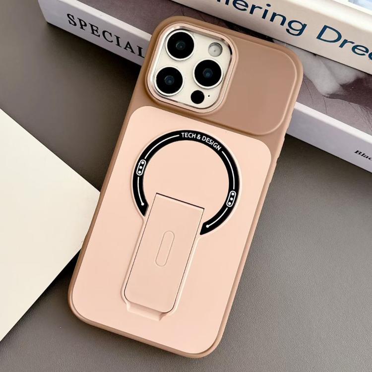 Custodia magnetica ibrida in TPU e PC con supporto, effetto pelle., For iPhone 16 Pro, For iPhone 16, For iPhone 15 Pro Max, For iPhone 15 Pro