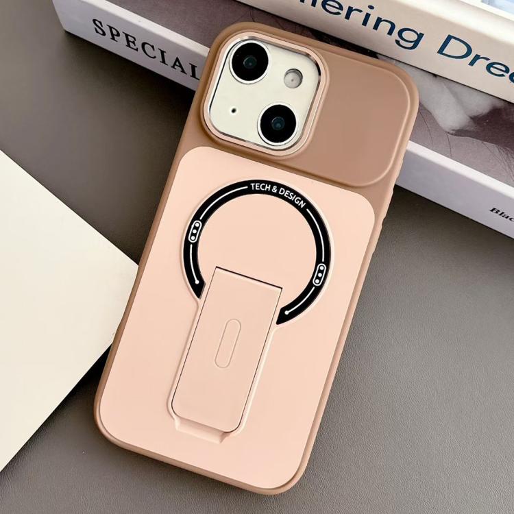 Custodia magnetica ibrida in TPU e PC con supporto, effetto pelle., For iPhone 15, For iPhone 14, For iPhone 14 Pro, For iPhone 14 Pro Max