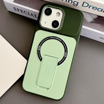 Custodia magnetica ibrida in TPU e PC con supporto, effetto pelle., For iPhone 15, For iPhone 14, For iPhone 14 Pro, For iPhone 14 Pro Max