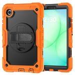 Custodia ibrida in silicone per Samsung Galaxy Tab A11 / A9 con tracolla