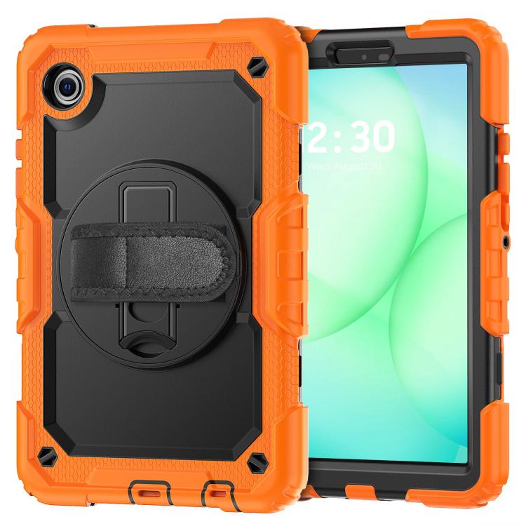 Custodia ibrida in silicone per Samsung Galaxy Tab A11 / A9 con tracolla