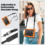 Custodia ibrida in silicone per Samsung Galaxy Tab A11 / A9 con tracolla