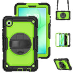 Custodia ibrida in silicone per Samsung Galaxy Tab A11 / A9 con tracolla