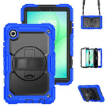 Custodia ibrida in silicone per Samsung Galaxy Tab A11 / A9 con tracolla