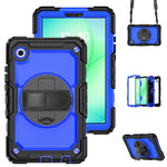 Custodia ibrida in silicone per Samsung Galaxy Tab A11 / A9 con tracolla