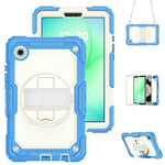 Custodia ibrida in silicone per Samsung Galaxy Tab A11 / A9 con tracolla
