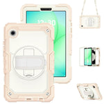 Custodia ibrida in silicone per Samsung Galaxy Tab A11 / A9 con tracolla