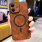 Custodia magnetica per telefono in similpelle effetto pelle di agnello, For iPhone 11, For iPhone 11 Pro