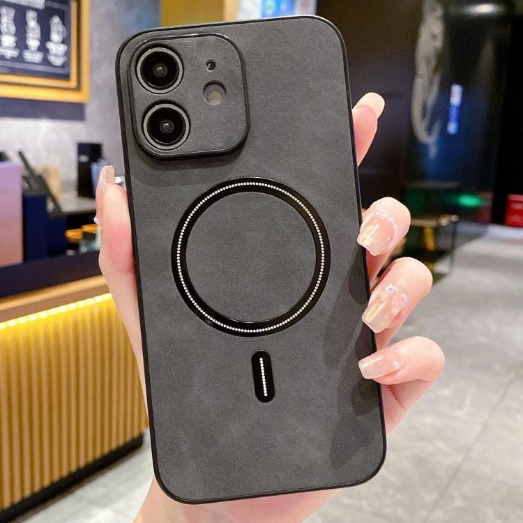 Custodia magnetica per telefono in similpelle effetto pelle di agnello, For iPhone 11, For iPhone 11 Pro