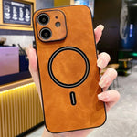 Custodia magnetica per telefono in similpelle effetto pelle di agnello, For iPhone 11, For iPhone 11 Pro