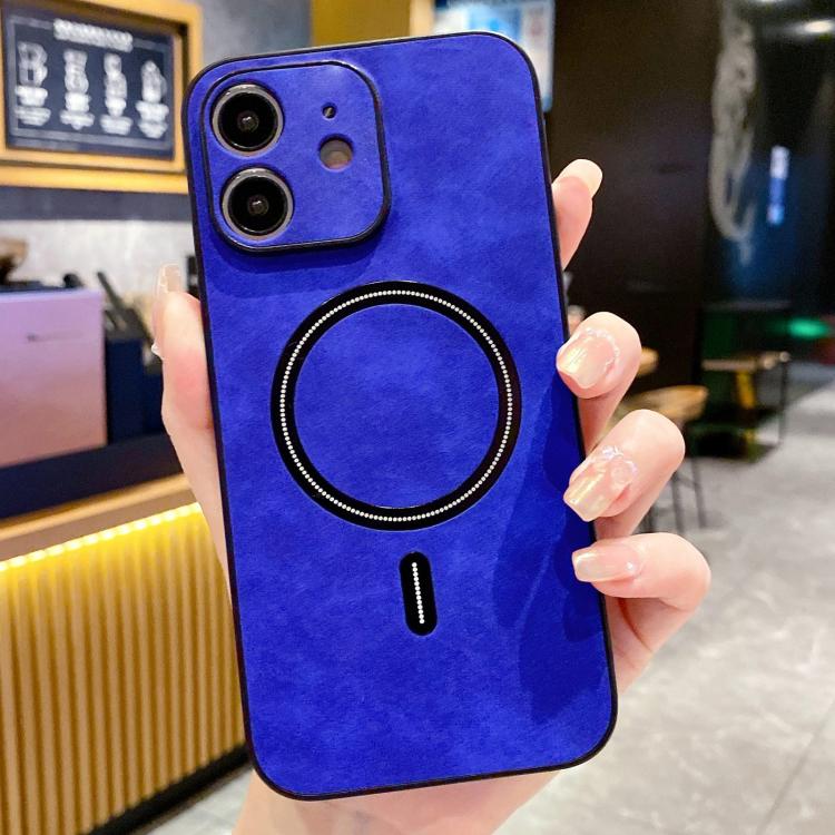 Custodia magnetica per telefono in similpelle effetto pelle di agnello, For iPhone 11, For iPhone 11 Pro