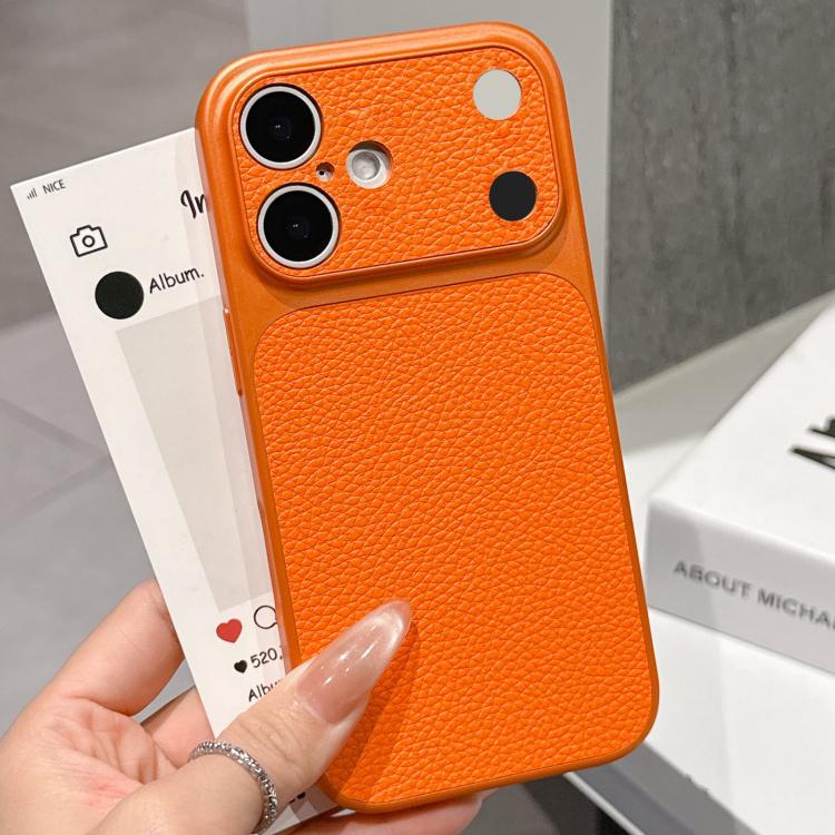 Si trasforma in una custodia per telefono con ampia finestra e texture effetto litchi satinato della serie 17., For iPhone 16 Pro Max, For iPhone 16 Pro, For iPhone 16 Plus, For iPhone 16