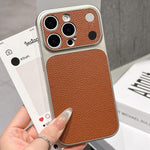 Si trasforma in una custodia per telefono con ampia finestra e texture effetto litchi satinato della serie 17., For iPhone 15 Pro Max, For iPhone 15 Pro, For iPhone 15 Plus, For iPhone 15