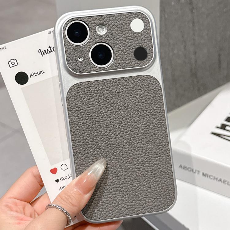 Si trasforma in una custodia per telefono con ampia finestra e texture effetto litchi satinato della serie 17., For iPhone 14 Plus, For iPhone 14, For iPhone 14 Pro, For iPhone 14 Pro Max