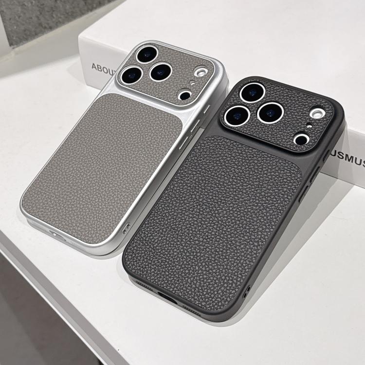 Si trasforma in una custodia per telefono con ampia finestra e texture effetto litchi satinato della serie 17., For iPhone 15 Pro Max, For iPhone 15 Pro, For iPhone 15 Plus, For iPhone 15