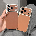Si trasforma in una custodia per telefono con ampia finestra e texture effetto litchi satinato della serie 17., For iPhone 14 Plus, For iPhone 14, For iPhone 14 Pro, For iPhone 14 Pro Max