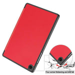 Custodia TPU con supporto a tre ante per Samsung Galaxy Tab A11+