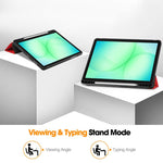 Custodia TPU con supporto a tre ante per Samsung Galaxy Tab A11+