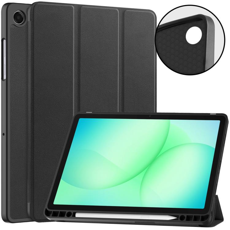 Custodia TPU con supporto a tre ante per Samsung Galaxy Tab A11+