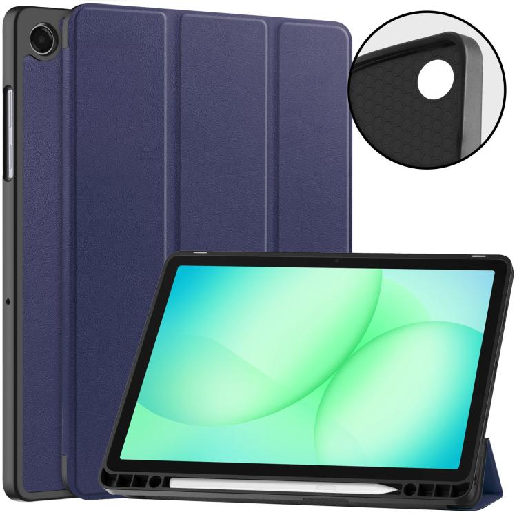 Custodia TPU con supporto a tre ante per Samsung Galaxy Tab A11+