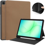 Custodia per tablet in tessuto twill effetto pelle vegana con supporto per