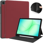 Custodia per tablet in tessuto twill effetto pelle vegana con supporto per