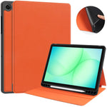 Custodia per tablet in tessuto twill effetto pelle vegana con supporto per