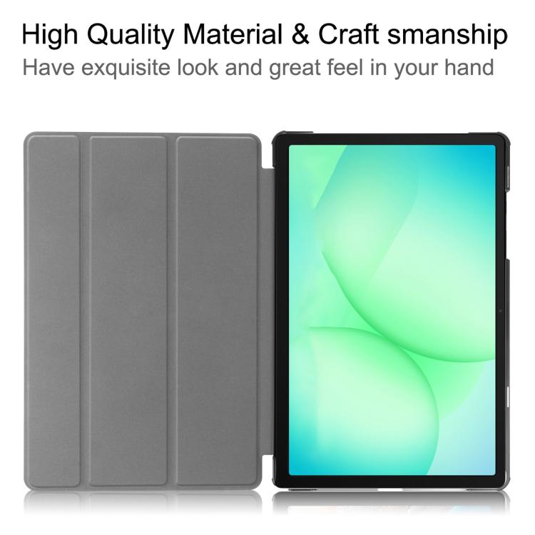Custodia per tablet intelligente Custer con 3 ante dipinta a mano per Samsung