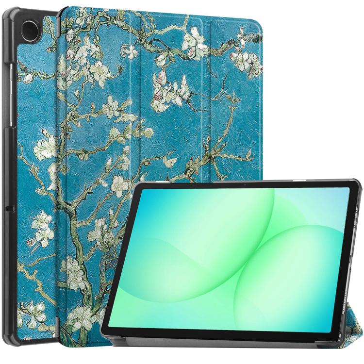 Custodia per tablet intelligente Custer con 3 ante dipinta a mano per Samsung