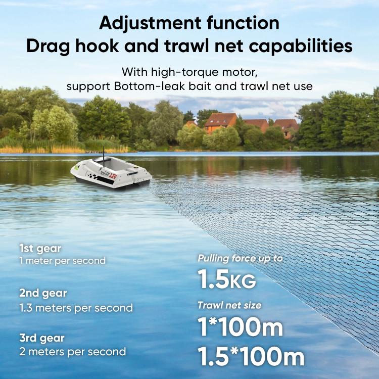 D50B Telecomando GPS per Barca da Pesca con Esche 12V
