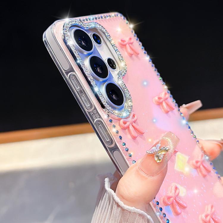 Custodia IMD con fiocco colorato e bracciale per Samsung Galaxy A35 5G