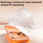 Custodia per telefono XDcase trasparente satinata, magnetica e antiurto., For iPhone 17 Pro Max, For iPhone 17 Pro, For iPhone 17
