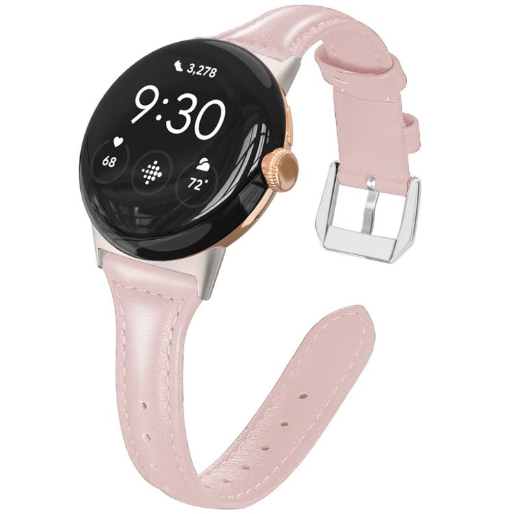 Cinturino per orologio xDfind Slim in vera pelle, For Google Pixel Watch 5 / 4 / 3 / 2 / 1 41mm, For Google Pixel Watch 5 / 4 / 3 45mm