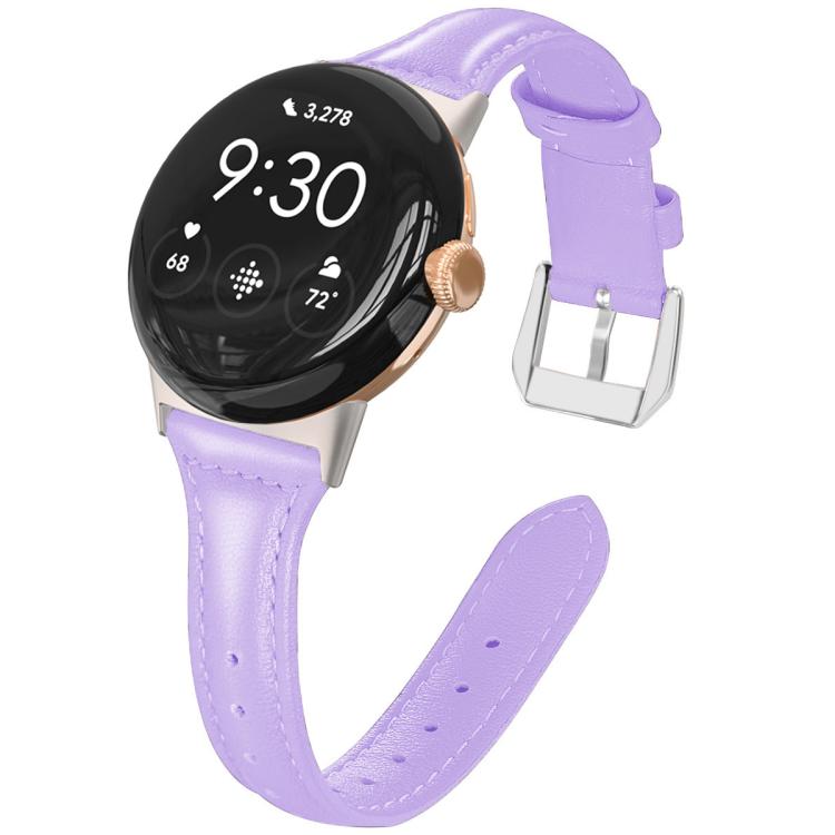 Cinturino per orologio xDfind Slim in vera pelle, For Google Pixel Watch 5 / 4 / 3 / 2 / 1 41mm, For Google Pixel Watch 5 / 4 / 3 45mm