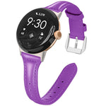 Cinturino per orologio xDfind Slim in vera pelle, For Google Pixel Watch 5 / 4 / 3 / 2 / 1 41mm, For Google Pixel Watch 5 / 4 / 3 45mm