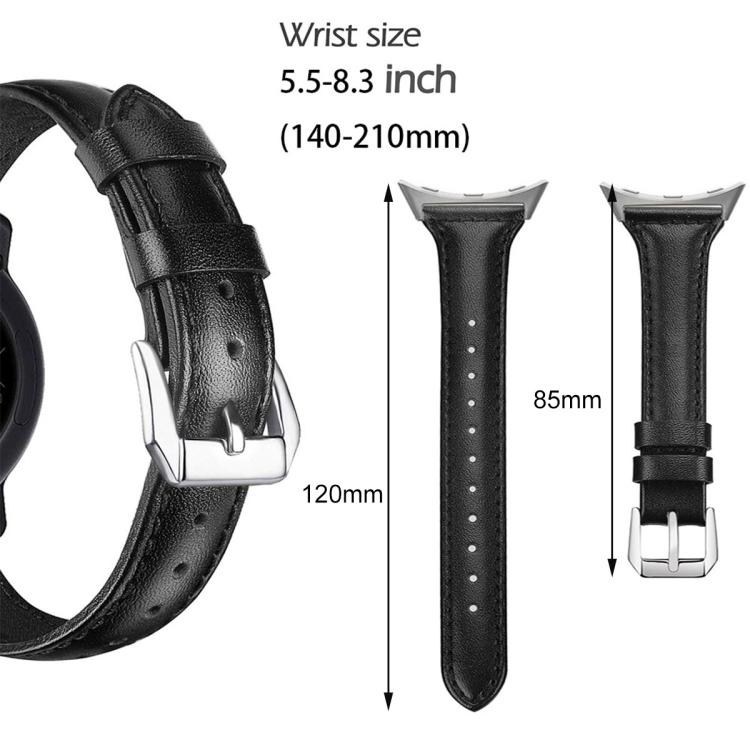 Cinturino per orologio xDfind Slim in vera pelle, For Google Pixel Watch 5 / 4 / 3 / 2 / 1 41mm, For Google Pixel Watch 5 / 4 / 3 45mm