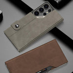 Custodia a libro GKK in pelle opaca con foro grande per Samsung Galaxy S26 Ultra