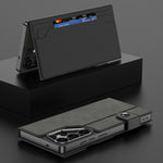 Custodia a libro GKK in pelle opaca con foro grande per Samsung Galaxy S26 Ultra