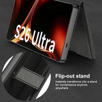 Custodia a libro GKK in pelle opaca con foro grande per Samsung Galaxy S26 Ultra
