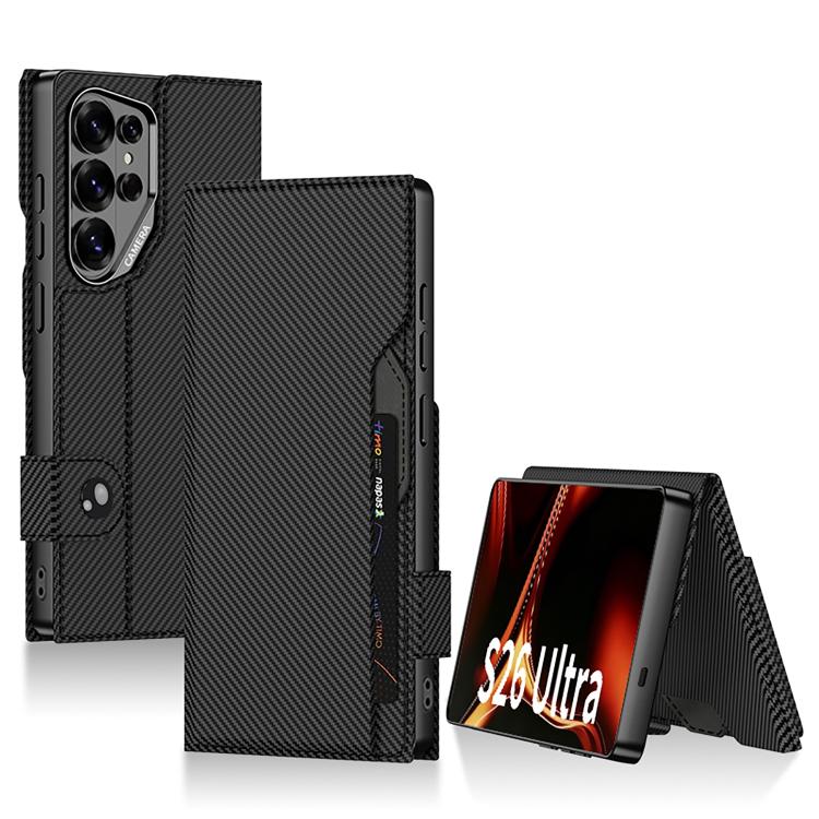 Custodia a libro GKK in pelle opaca con foro grande per Samsung Galaxy S26 Ultra