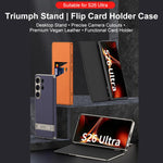 Custodia in pelle ultra sottile GKK Triumph per Samsung Galaxy S26 Ultra 5G