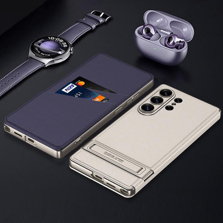 Custodia in pelle ultra sottile GKK Triumph per Samsung Galaxy S26 Ultra 5G