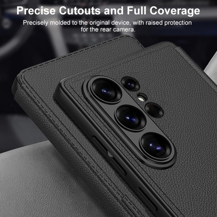Custodia in pelle ultra sottile GKK Triumph per Samsung Galaxy S26 Ultra 5G