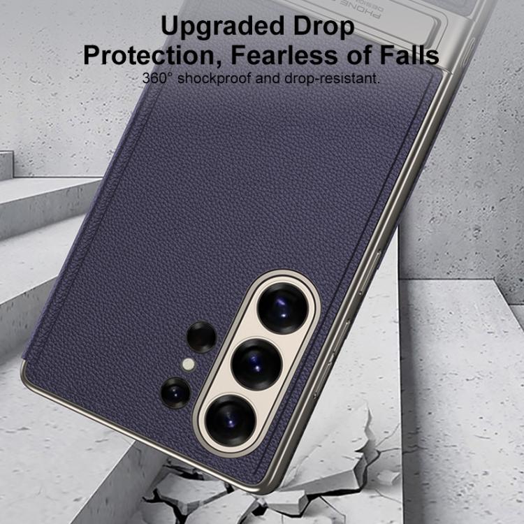 Custodia in pelle ultra sottile GKK Triumph per Samsung Galaxy S26 Ultra 5G