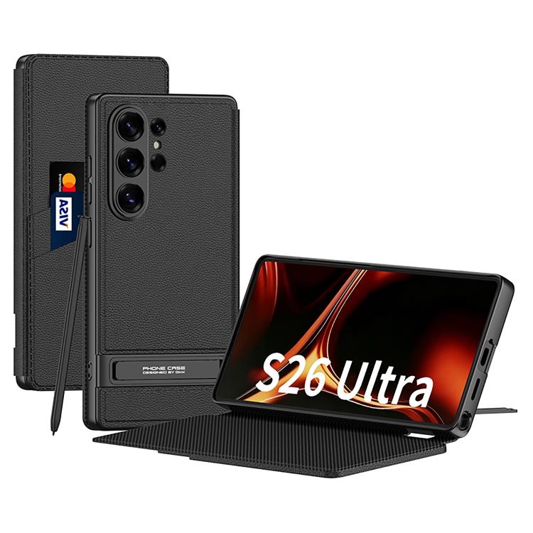 Custodia in pelle ultra sottile GKK Triumph per Samsung Galaxy S26 Ultra 5G
