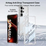 Custodia Airbag antiurto in PC per Samsung Galaxy S26 Ultra 5G trasparente