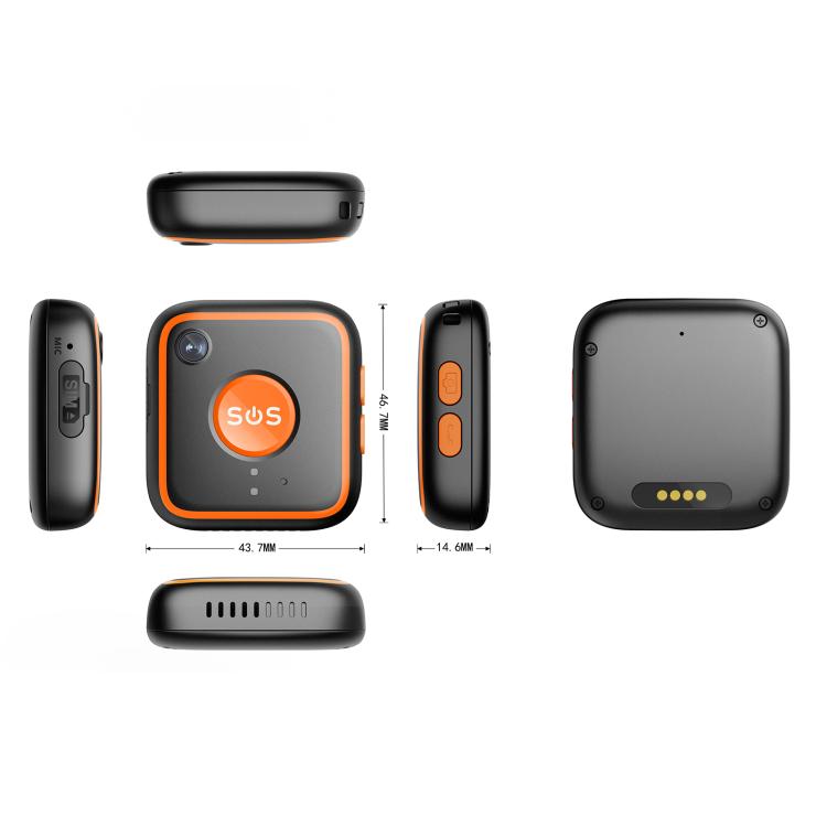 Ciondolo localizzatore GPS SOS 4G con chiamata emergenza