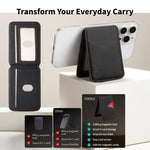 Porta carte magnetico RFID in similpelle per cellulare